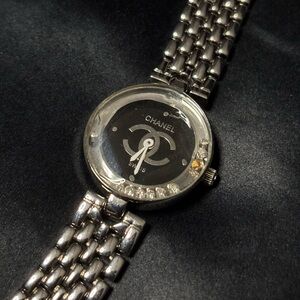 Chanel Silver Wearable Watch